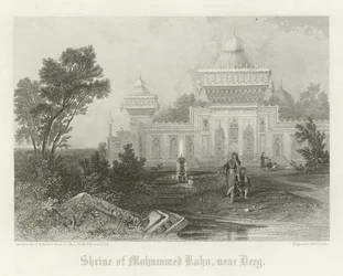 Schrein von Mohammed Khan, bei Deeg, Indien